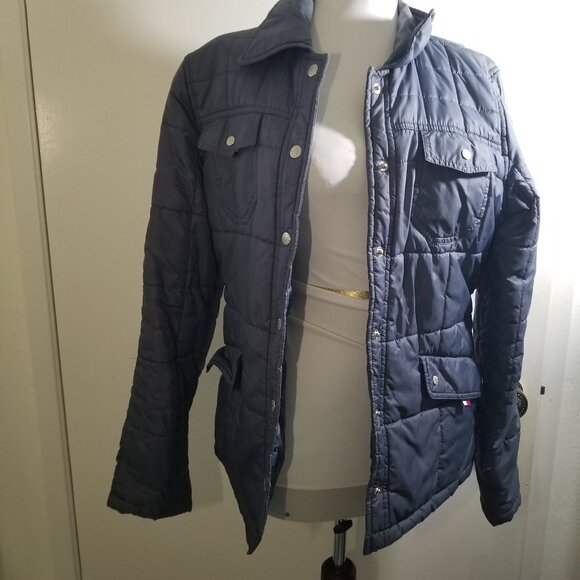 Tommy Hilfiger Jackets & Blazers - Tommy Hilfiger puffer jacket, size M in blue (or maybe dark gray)
